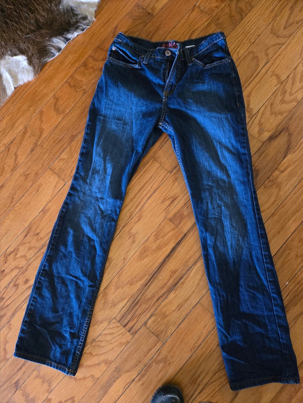 Cinch Jenna Q Women's Relaxed Dark Blue Boot Cut Jeans